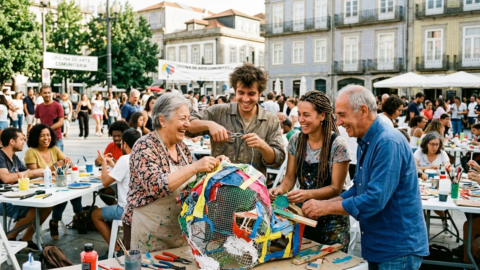 Atelier participatif d'arts plastiques et scénographie