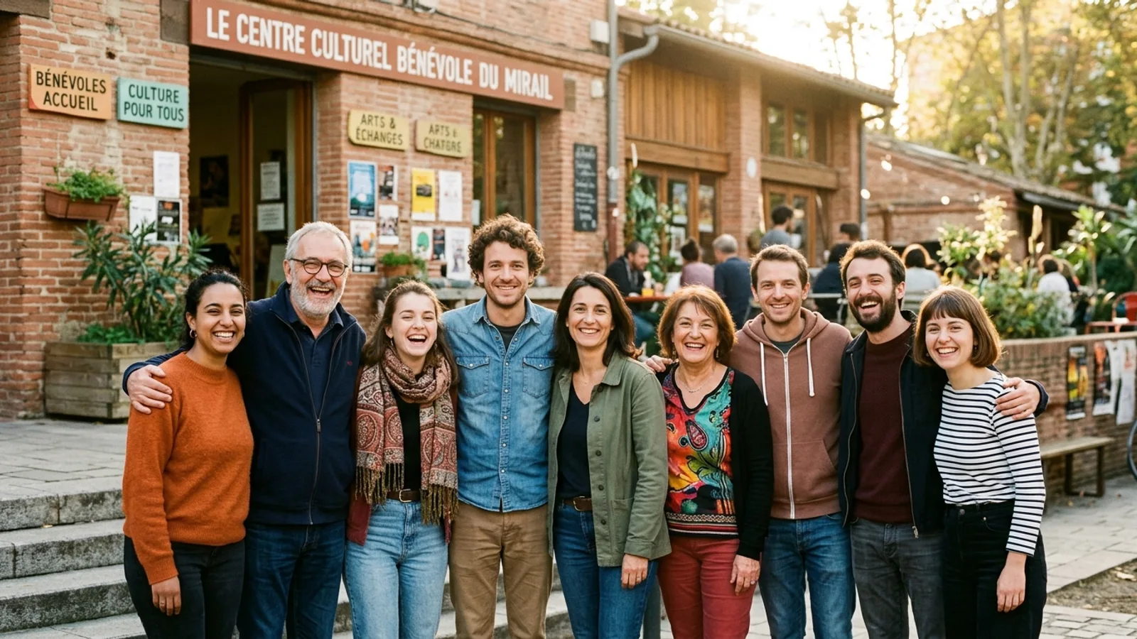 Portrait des bénévoles et régisseurs de l'association